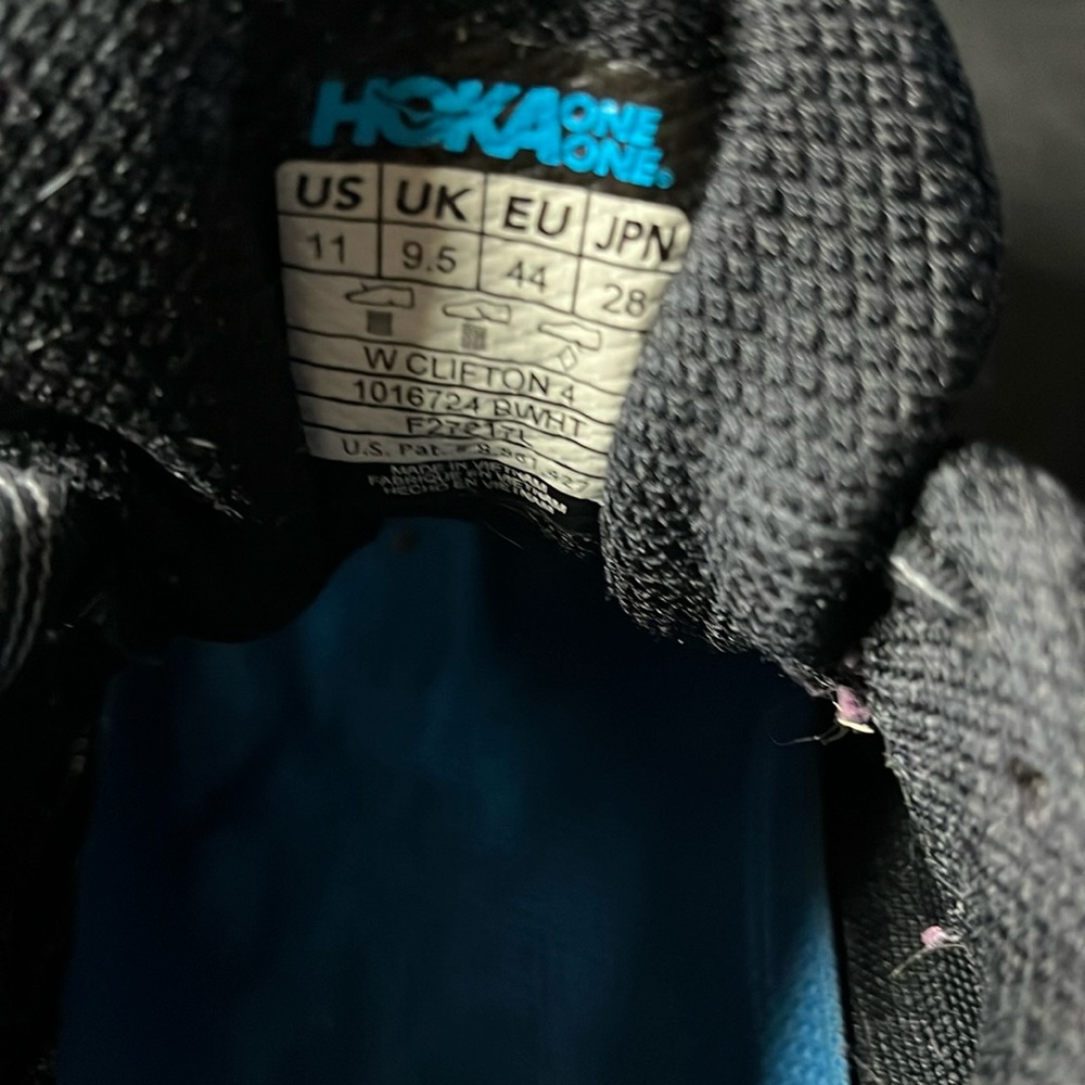 HOKA black, white & grey sneakers! - Picture 2 of 5